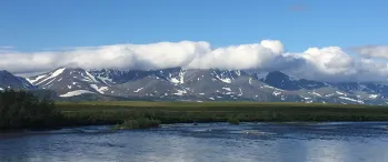 Scenic vista on the Seward Peninsula